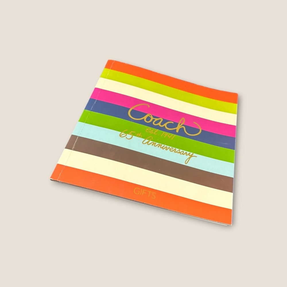 Coach 65th Anniversary Gifts Catalog 2006 Fashion Handbags Collectible